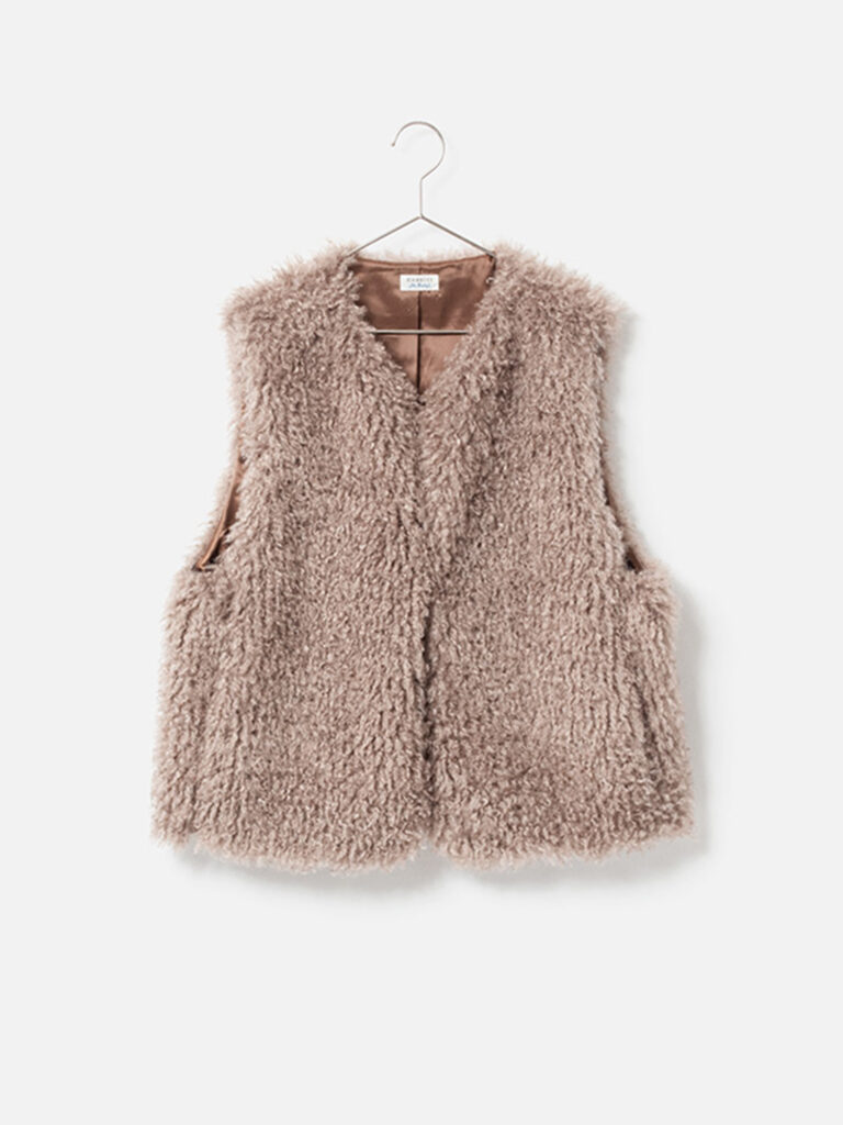 Fur gilet / HARRISS De Relax